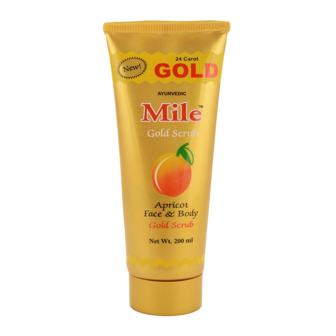 Gold Ayurvedic Mile Herbal Gold Scrub Gold Ayurvedic Mile Herbal Gold Scrub