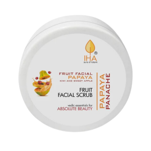 IHA Papaya Panache Facial Scrub - Herbal Fruit Face Scrub