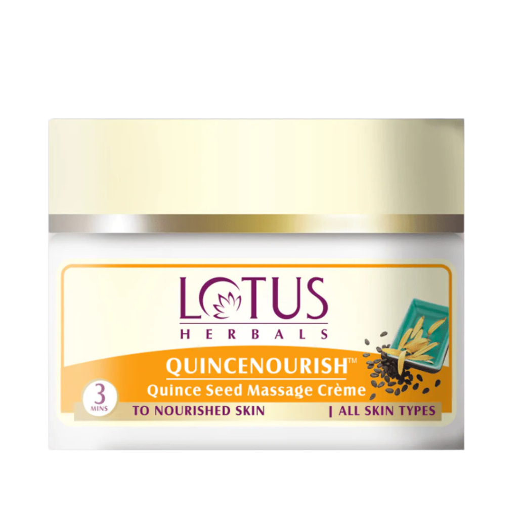 Lotus Herbals QUINCENOURISH Quince Seed Nourishing Massage Creme