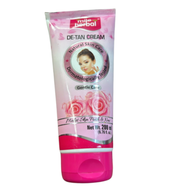 Mile Herbal De-tan Cream Net. Wt. 200ml