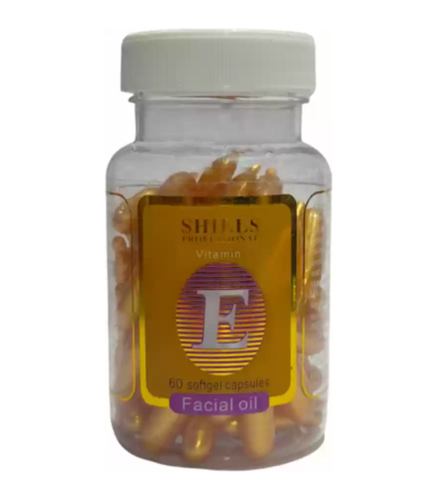 Shills Professional Vitamin E Facial Oil Softgel Face Capsules