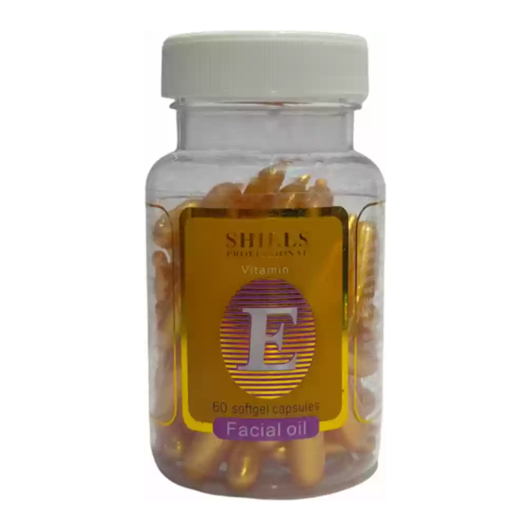 Shills Professional Vitamin E Facial Oil Softgel Face Capsules