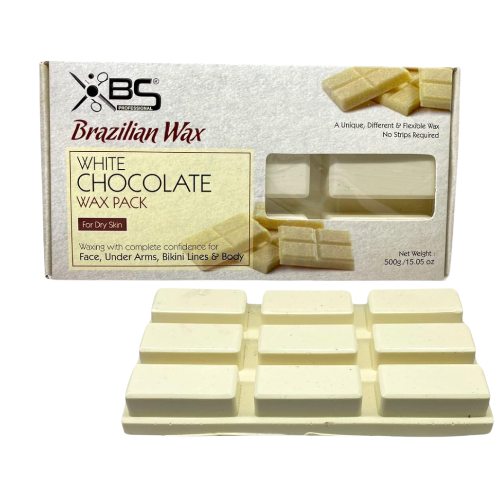 Xbs Professional Brazilian Wax Pack White Chocolate wax For Dry Skin 600g