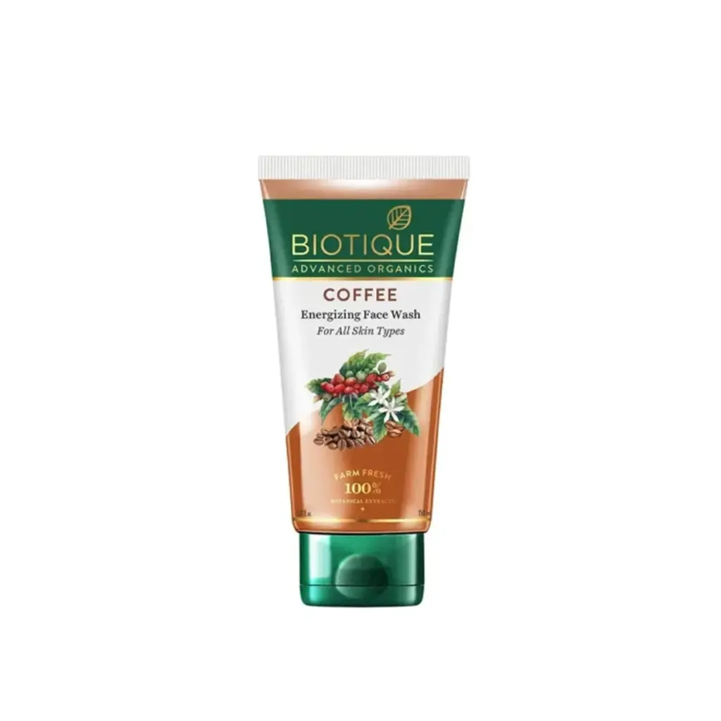 Biotique Coffee Energizing Face Wash for All Skin Types, 150 ml